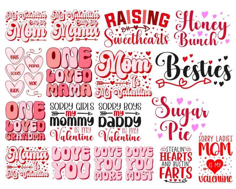 100+ Valentines Day Svg Png Bundle, Valentine Nurse Svg, Valentine Mom Svg, Teacher Valentine Svg, Funny Anti Valentine Cricut Sublimation Design