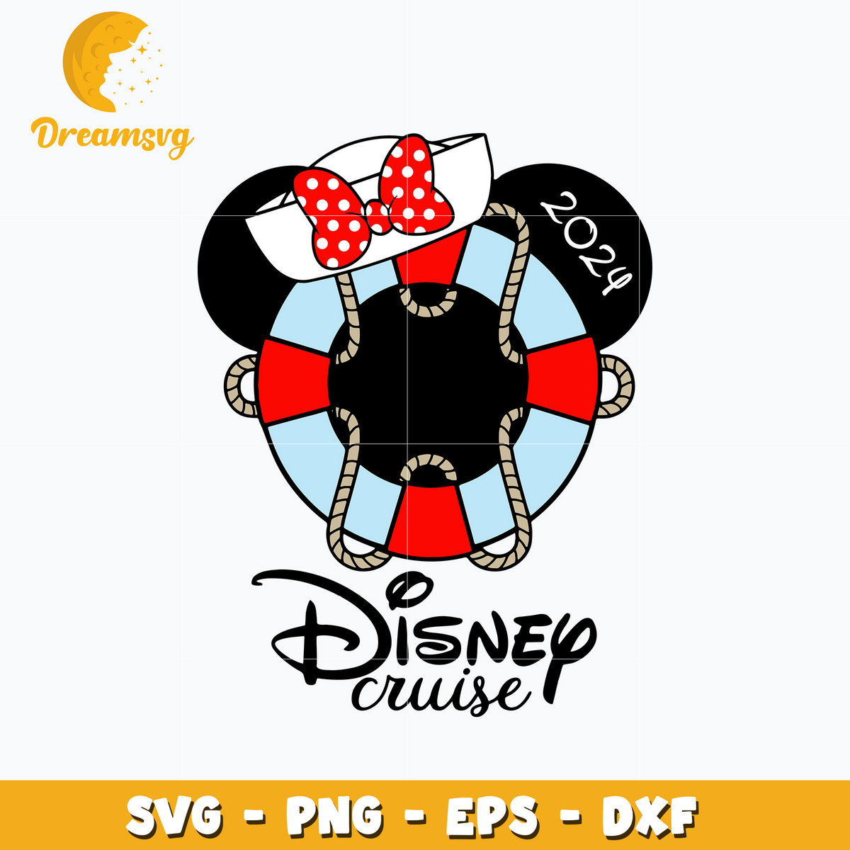 Minnie mouse disney cruise 2024 svg — Inspire Arty