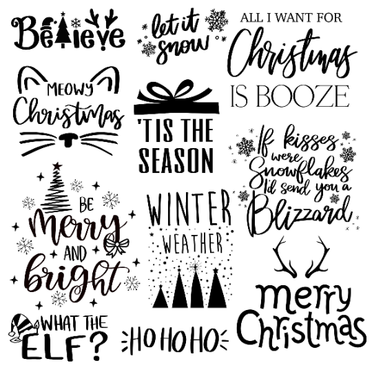 100 Christmas SVG Bundle