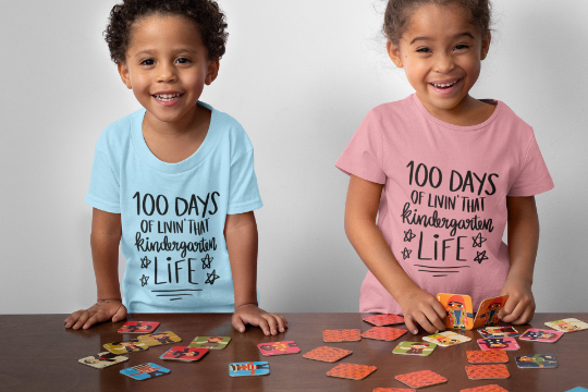 100 Days of Kindergarten Life SVG