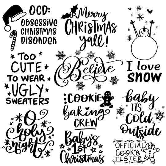 100 Christmas SVG Bundle