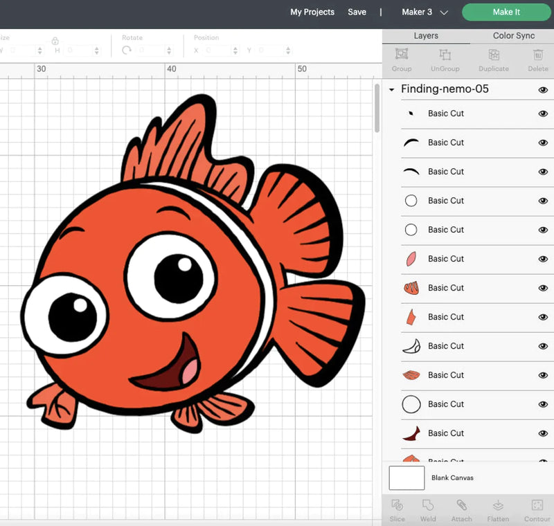 Finding Nemo PNG & SVG Bundle, 44 Files For Cricut & Silhouette