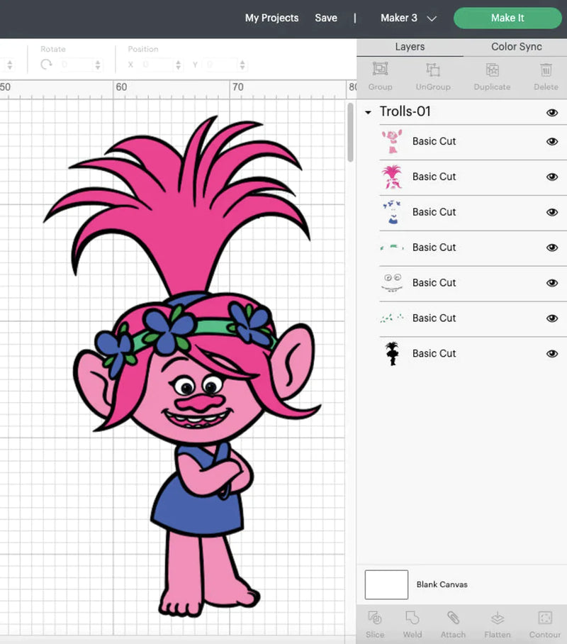 Trolls Clipart Bundle, PNG & SVG Files for Cricut / Silhouette