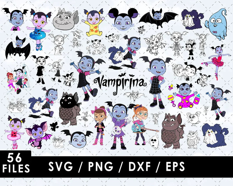 Vampirina SVG, Vampirina SVG For Cricut, Vampirina Silhouette SVG, Vampirina PNG Transparent, Vampirina Clipart
