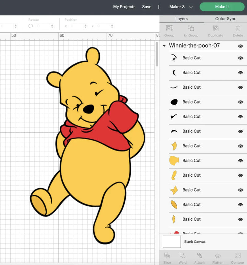 Winnie the Pooh Clipart Bundle, PNG & SVG Cut Files for Cricut & Silhouette