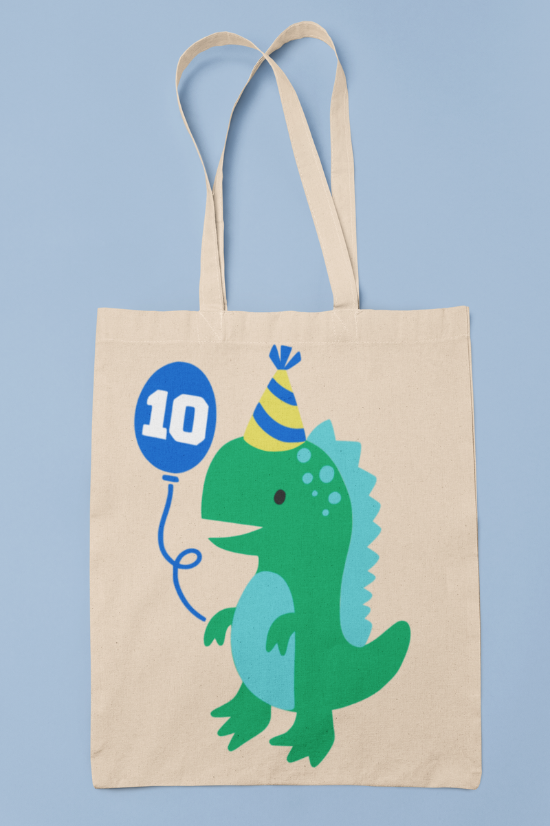 10th Dinosaur Birthday SVG